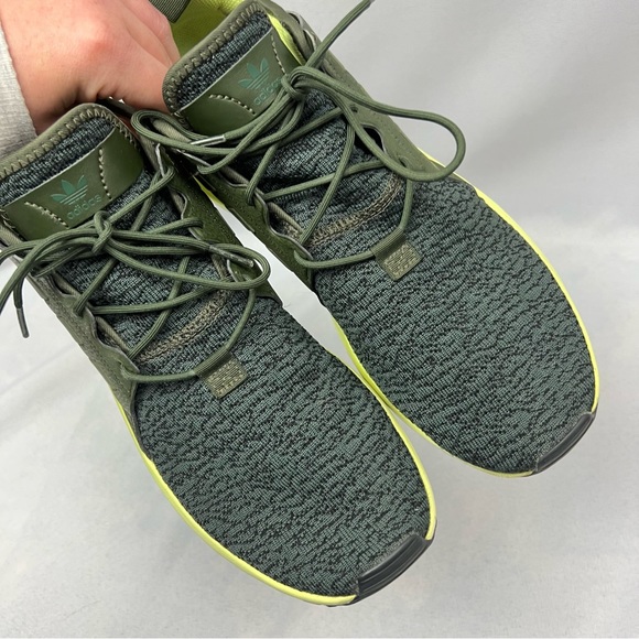 Adidas Originals X PLR Olive Green Lime Men’s Sneakers Running Shoes Size 10.5 - Picture 10 of 10